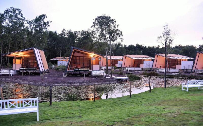 TimeOut Island Glamping is designed as a secluded oasis, offering a variety of unique and memorable experiences