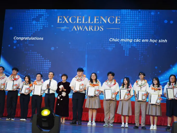 The Excellence Awards are presented to students who demonstrate outstanding overall academic performance across English, Mathematics, and Science in the Pearson Edexcel examinations.